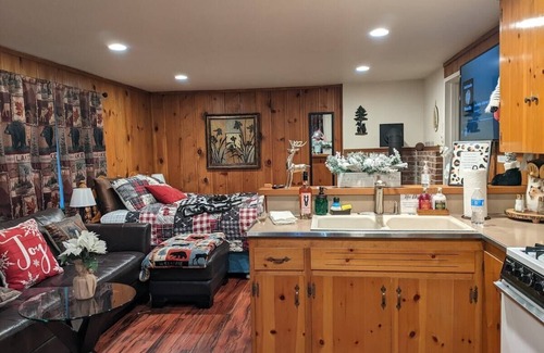 Twain Harte Cabina | Ponderosa Paradise, GORGEOUS Studio W/ Private Entrance, Walk To Town