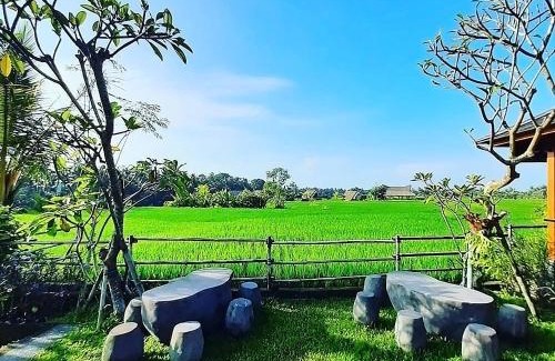 Peliatan Cabina | Pondok Gandalangu Ubud-Dikelilingi Hamparan Sawah