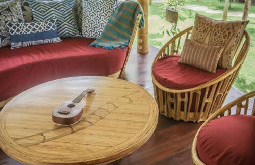 Abiansemal Villa | Pondok Kebun - 1 bd Eco Bamboo House, Pool, Garden