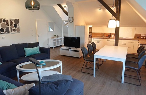 Everswinkel Apartamento | Ponyhof Georgenbruch, vacation apartment Falkenhorst, 110m2, 1-7 pers.