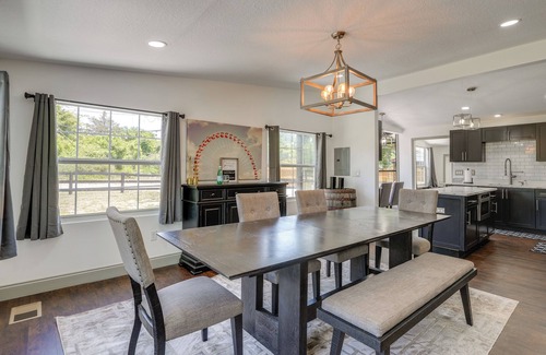 Dover Casa | Pool Table, Fire Pit: Spacious Home in Dover!
