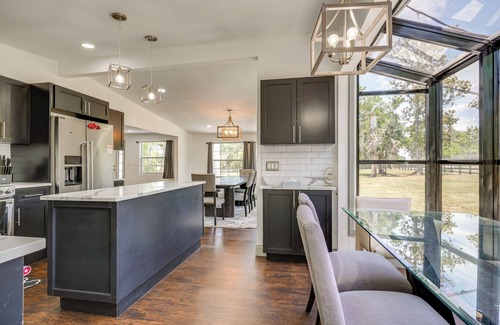 Dover Casa | Pool Table, Fire Pit: Spacious Home in Dover!