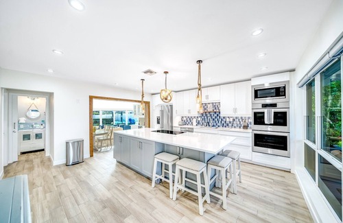 Garden Isles Casa | Pool & Waterfront! Tiki Hut+Close To Beach!