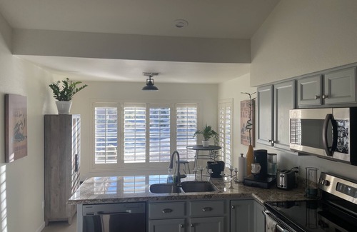 Tatum Ranch Casa | Pool with waterfall, Hot Tub, Fire-pit, Concrete floors!