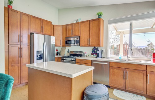 Rancho Del Oro Casa | Poolside Oasis w/ Game Room in Desert Hot Springs!