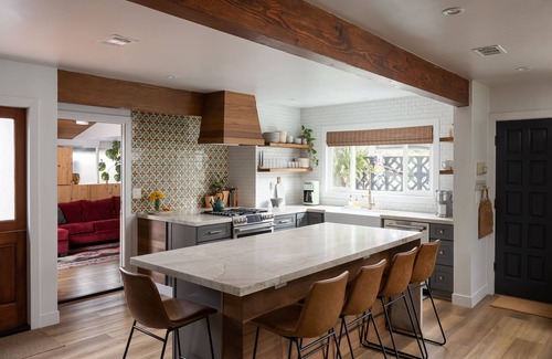 Fire Mountain Casa | Poolside Vibes Oside, Artist inspired Mid-Century Design