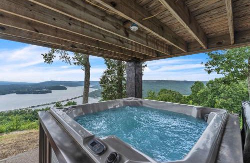 Bryant Casa | Pop & Granny's cabin with a fire pit hot tub & indoor pool