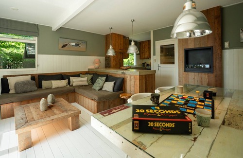 Nieuw-Haamstede Chalet De Esquí | Populierenlaan 21 chalet de vacaciones moderno con jardín maravilloso