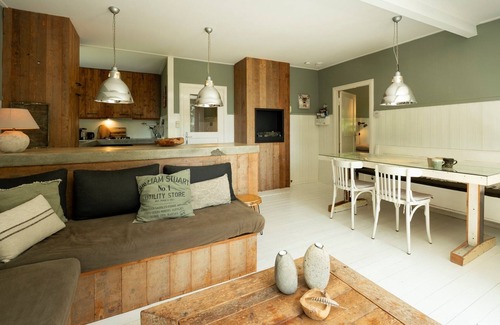 Nieuw-Haamstede Chalet De Esquí | Populierenlaan 21 chalet de vacaciones moderno con jardín maravilloso