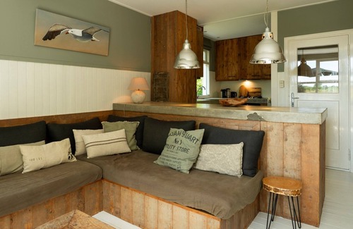 Nieuw-Haamstede Chalet De Esquí | Populierenlaan 21 chalet de vacaciones moderno con jardín maravilloso