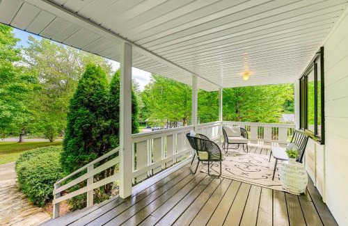 Sylva Casa | Porch, Yard and Creek Access Spacious Sylva Home!