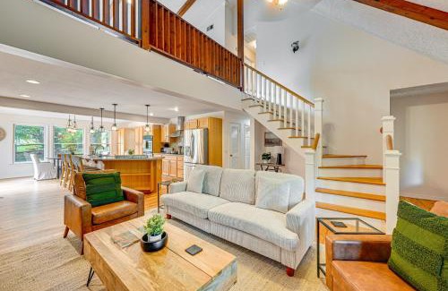 Sylva Casa | Porch, Yard and Creek Access Spacious Sylva Home!