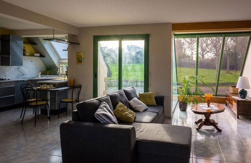 Penvenan Casa | EN PORT-BLANC, GRAN CASA CÓMODA, JARDÍN DE PAISAJE, PISCINA CUBIERTA, VISTA AL MAR