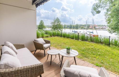 Ilawa Apartamento | Port View - widok, 15m do jeziora, ogródek, parking podziemny, winda, Netflix i Prime