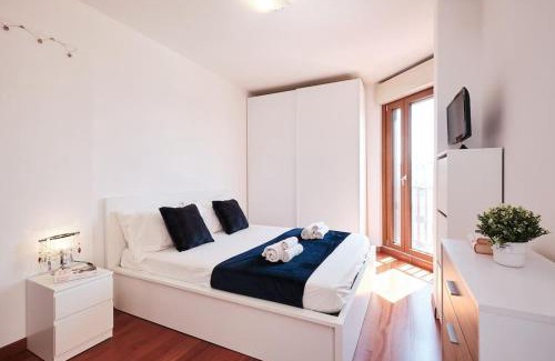 Zona IV Casal Boccone Apartamento | Porta di Roma, Moderno Luminoso con Wi-Fi e AC