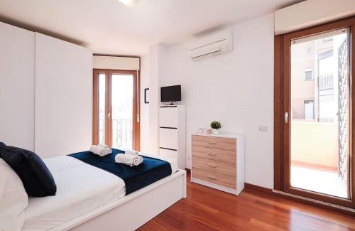 Zona IV Casal Boccone Apartamento | Porta di Roma, Moderno Luminoso con Wi-Fi e AC