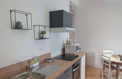 Guerande Apartamento | Porte Bizienne - 1 Chambre - 30m² - Maximum 5 Personnes