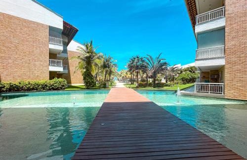 Porto das Dunas Apartamento | Porto das Dunas Apê na Areia com Banheira Relaxante e acesso direto para a praia! Ideal para Famílias, Lazer e Conforto