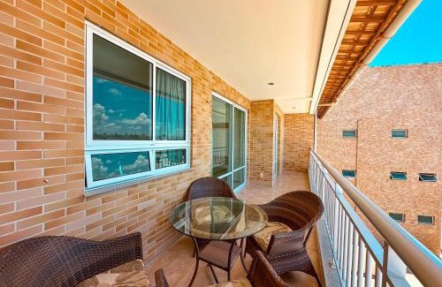 Porto das Dunas Apartamento | Porto das Dunas Apê na Areia com Banheira Relaxante e acesso direto para a praia! Ideal para Famílias, Lazer e Conforto