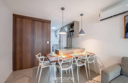 Jenipabu Apartamento | Porto Smeralda Guarajuba Apt w/Balcony - Psmc003
