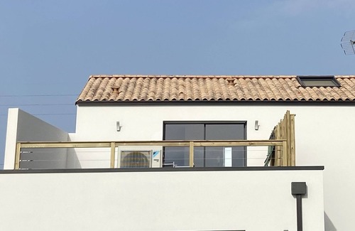 LʼAiguillon-sur-Mer Apartamento | Pour 4 Pers Plein Soleil, Gd Terrasse sur Toiture