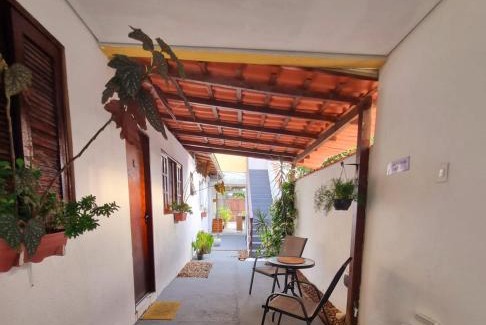 Jardim Rio da Praia Casa | Pousada Recanto dos Mares-Chalés e suites-próximo do SESC Bertioga-SP