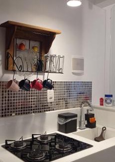 Ferradurinha Apartamento | Praia de Geribá a pé - loft no corredor de acesso a praia