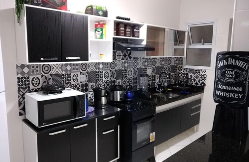 Vila Assuncao Apartamento | Praia Grande - Cidade Ocian Apê -Barbecue / 1 vacancy -70mt from the sea
