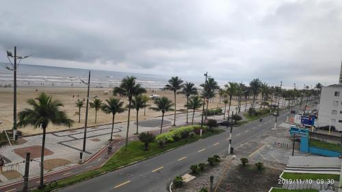 Tupi Apartamento | Praia Grande - De frente para o mar para casais - Oceanfront apartment for couples