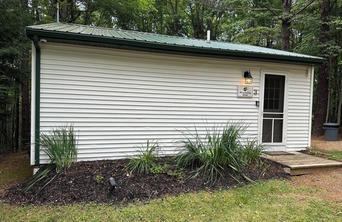 Laurelville Cabina | Prancing Doe sleeps 6, or rent all 4 for 20. Horseback riding across the Rd!