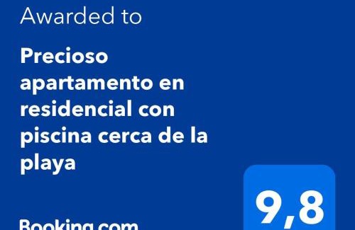 Sardina Apartamento | Precioso apartamento en residencial con piscina cerca de la playa
