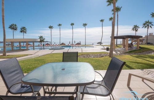 San Carlos Condominio | Premier Playa Blanca Condo 108: 2 BR, 2BA, Beachfront,Ground Level,Hotel Service