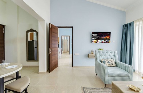 Saunta Vaddo Apartamento | Premium 1BR in Calungute- Pool Sauna Near Beach