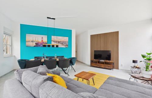 Markranstaedt Apartamento | Premium Apartment mit 3 Schlafzimmern, gemütlichen Wohnbereich, mit 2 WCs