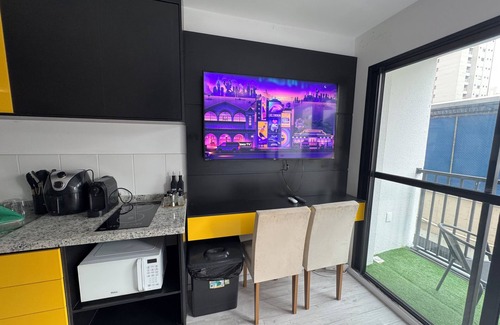 Sao Paulo Apartamento | Premium Studio 5 minutes from Allianz Parque in Perdizesx