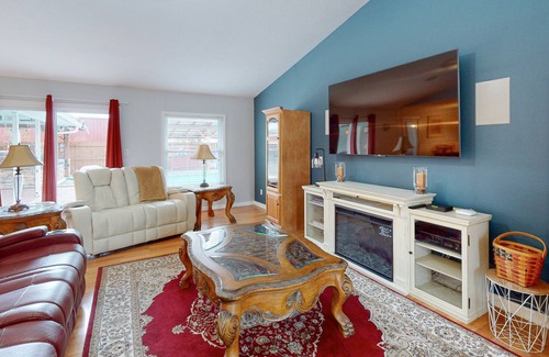 Callaway Casa | Prime home with private pool, firepit, & home office - dog-friendly