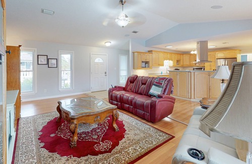 Callaway Casa | Prime home with private pool, firepit, & home office - dog-friendly