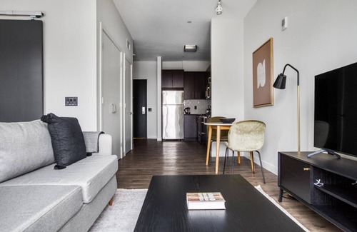 Shawmut Apartamento | Prime Ink Block Studio w. W/D and Gym by Blueground