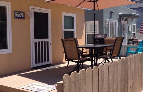 Mission Beach Cabaña | Ubicación de primera vista, 1 casa detrás del tráfico del paseo marítimo; 3Br, 1. 5Ba, Capacidad 6