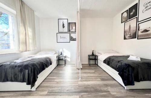 Katernberg Apartamento | PrimeTime Suite für 4 mit Küche, WIFI und Parkplatz