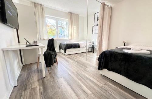 Katernberg Apartamento | PrimeTime Suite für 4 mit Küche, WIFI und Parkplatz