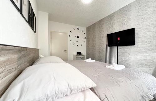 Katernberg Apartamento | PrimeTime Suite für 4 mit Küche, WIFI und Parkplatz