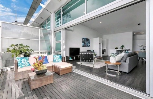 Auckland Central Business District Apartamento | Princess Wharf w/ Balcony