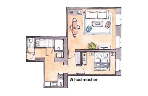 Neulerchenfeld Apartamento | Pristine 1BR Suite, Quick to City by HM