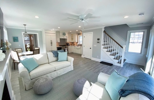 Manasquan Casa | Pristine 3BR Home Steps From Beach w Deck, Pool/Hot Tub, Grill, Outdoor Dining