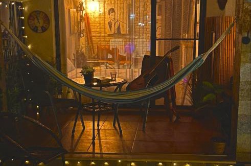 Sozopol Apartamento | Private art STUDIO - ground floоr with terrace and green patio just infront ot the pool - just infront of Kavatsi beach