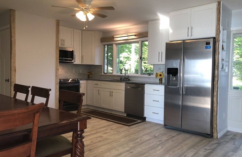 Riverside Casa | 🌅Private Beach! Stunning Views! Firepit! Lake Michigan Paradise! ⛵️