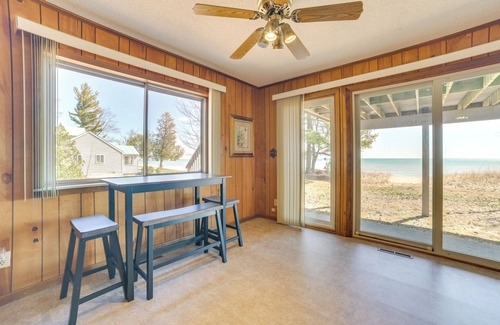 Greenbush Cabaña | Private Beach: Waterfront Home on Lake Huron!