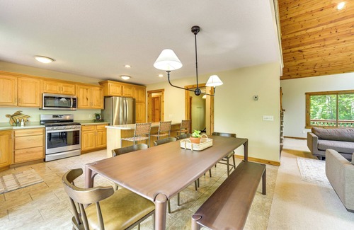 Amery Casa | Private Boat Dock: Lake Wapogasset Retreat!