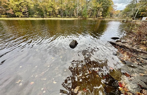Litchfield Casa | Private camp site on Sand Pond, nicely furnished RV & your own private dock!!